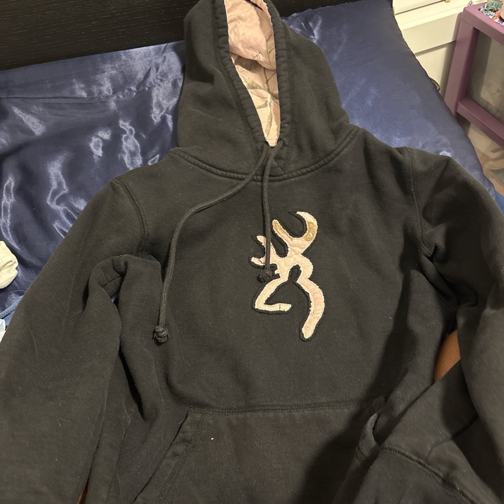 Black Hoodie with Logo
